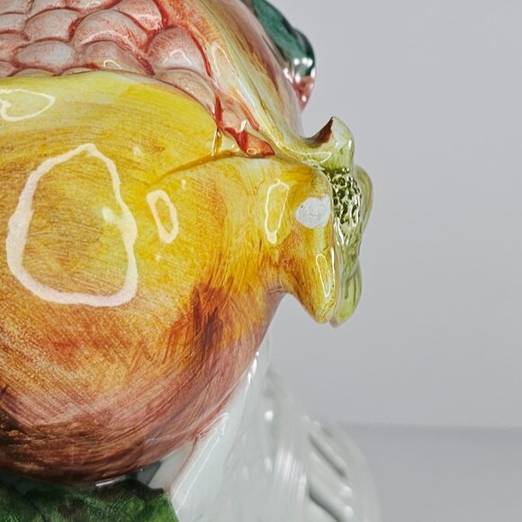 Vintage Horchow Italy Fruit Topiary Centerpiece Ceramic Porcelain *Chips* - Picture 5 of 11